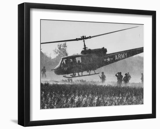 US Military Helicopters-Larry Burrows-Framed Premium Photographic Print