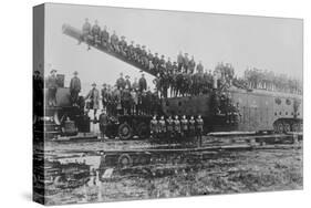 Us Military Ordinance, Railway Artillery Train-null-Stretched Canvas