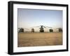 US Military Vehicles and Aircraft Lined Up on the Taxiway at Camp Speicher, Iraq-null-Framed Premium Photographic Print