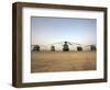 US Military Vehicles and Aircraft Lined Up on the Taxiway at Camp Speicher, Iraq-null-Framed Photographic Print
