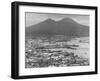 US Naval Ships Sailing Through Naples Harbor-null-Framed Photographic Print