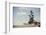 US Navy A-7 Corsair Jet Airplanes Launching from Carrier-null-Framed Photographic Print