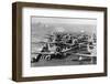 Us Navy Aircraft Carrier before the Attack Agaist Japan-null-Framed Photographic Print