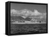 US Navy Aircraft Carrier "Enterprise" During Maneuvers in Hawaii-Carl Mydans-Framed Stretched Canvas