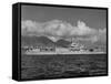US Navy Aircraft Carrier "Enterprise" During Maneuvers in Hawaii-Carl Mydans-Framed Stretched Canvas