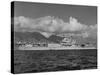 US Navy Aircraft Carrier "Enterprise" During Maneuvers in Hawaii-Carl Mydans-Stretched Canvas