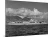 US Navy Aircraft Carrier "Enterprise" During Maneuvers in Hawaii-Carl Mydans-Mounted Photographic Print