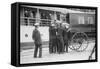 US Navy Ambulance Takes Sick Sailors From Hospital Ship-null-Framed Stretched Canvas