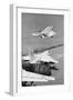 Us Navy Attack Planes are Launched-David Kennerly-Framed Photographic Print