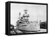 Us Navy Cruiser USS Northampton (Ca-2), Panama Canal, Panama, 1931-null-Framed Stretched Canvas