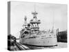 Us Navy Cruiser USS Northampton (Ca-2), Panama Canal, Panama, 1931-null-Stretched Canvas