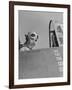 US Navy Flying Ace Lt. Edward H. O'Hare Sitting in His Plane-Ralph Morse-Framed Photographic Print
