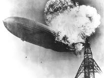 Hindenburg Crash, 1937-us Navy-Laminated Photographic Print