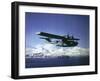 Us Navy Pby Catalina Bomber in Flight-null-Framed Premium Photographic Print