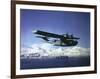 Us Navy Pby Catalina Bomber in Flight-null-Framed Photographic Print