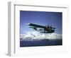 Us Navy Pby Catalina Bomber in Flight-null-Framed Photographic Print