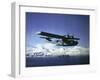 Us Navy Pby Catalina Bomber in Flight-null-Framed Photographic Print