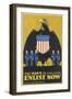 Us Navy Poster, WWI-null-Framed Art Print