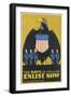 Us Navy Poster, WWI-null-Framed Art Print