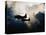 US Navy SBD Dauntless Dive Bombers in Flight-null-Stretched Canvas