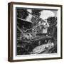 US Navy Seabee Robert H. Sellers of Eugene, or Operating a Caterpiller-J^ R^ Eyerman-Framed Photographic Print