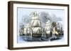 US Navy Squadron Commanded by Matthew Perry Sailing for Japan, 1852, including USS Susquehannah-null-Framed Giclee Print