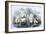 US Navy Squadron Commanded by Matthew Perry Sailing for Japan, 1852, including USS Susquehannah-null-Framed Giclee Print