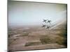 US Navy Stunt Pilots of the Blue Angels Flying their F9F Jets During an Air Show-J^ R^ Eyerman-Mounted Photographic Print