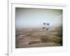 US Navy Stunt Pilots of the Blue Angels Flying their F9F Jets During an Air Show-J^ R^ Eyerman-Framed Photographic Print