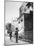 Us Paratrooper Fires into Church Steeple at Sainte Mere Eglise to Clear Enemy Sniper, 6th June 1944-null-Mounted Photographic Print