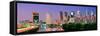 Us, Pennsylvania, Philadelphia Skyline, Night-null-Framed Stretched Canvas