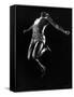 US Pentathlon Champion John Borican at the Peak of His Broad Jump-Gjon Mili-Framed Stretched Canvas