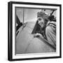 US Pilot at Midway Naval Base-Frank Scherschel-Framed Premium Photographic Print