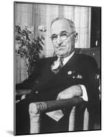 US Pres. Harry S. Truman at the Time of the United Nations Conference-null-Mounted Photographic Print