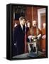 US Pres. Kennedy Meeting with Newly Crowned Pope Paul VI in the Pontiff's Library-John Dominis-Framed Stretched Canvas