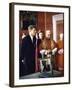 US Pres. Kennedy Meeting with Newly Crowned Pope Paul VI in the Pontiff's Library-John Dominis-Framed Photographic Print