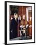 US Pres. Kennedy Meeting with Newly Crowned Pope Paul VI in the Pontiff's Library-John Dominis-Framed Photographic Print