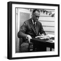 US President Franklin D. Roosevelt, Mid-1930s-null-Framed Photo