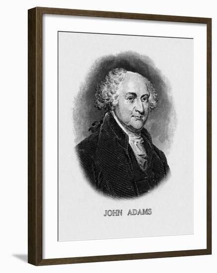 US President John Adams-null-Framed Photo