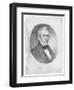 US president William Henry Harrison, 1841-Thomas Campbell-Framed Giclee Print