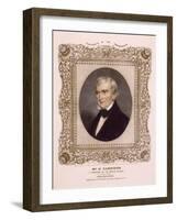 US president William Henry Harrison, 1846-Albert Newsam-Framed Giclee Print