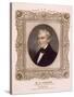 US president William Henry Harrison, 1846-Albert Newsam-Stretched Canvas