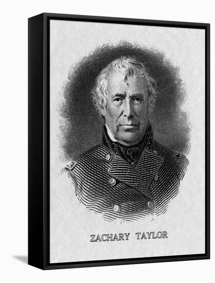 US President Zachary Taylor-null-Framed Stretched Canvas