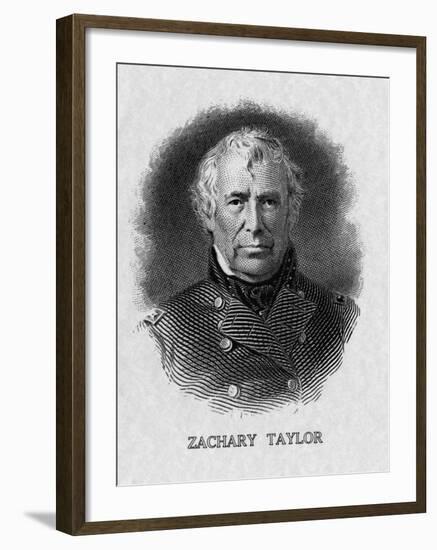 US President Zachary Taylor-null-Framed Photo