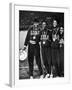 US Relay Team, Wilma Rudolph and Martha Hudson at Olympics-George Silk-Framed Premium Photographic Print