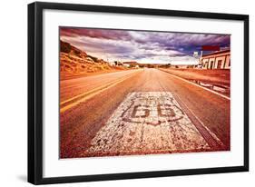 US Route 66-null-Framed Art Print