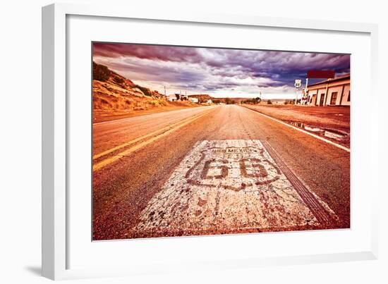 US Route 66-null-Framed Art Print