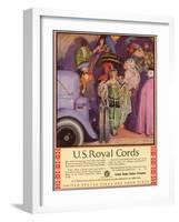 US Royal Cords, Magazine Advertisement, USA, 1924-null-Framed Giclee Print