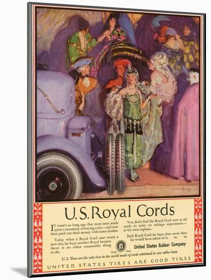 US Royal Cords, Magazine Advertisement, USA, 1924-null-Mounted Giclee Print