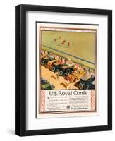 US Royal Cords, Magazine Advertisement, USA, 1924-null-Framed Giclee Print